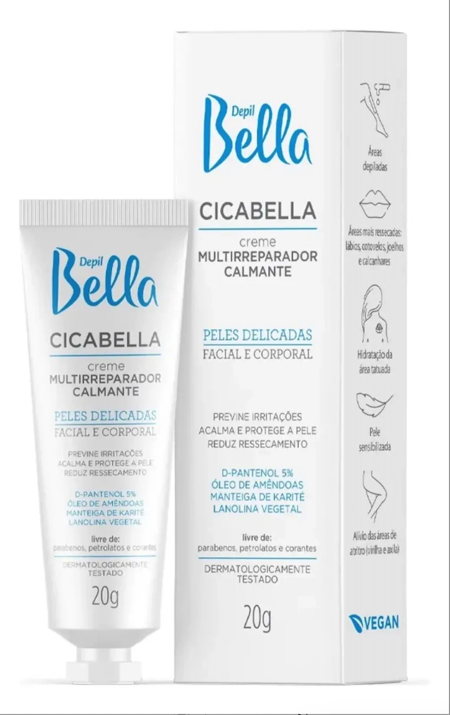 Divina Skin Cicabella Creme Multireparrador Calmante